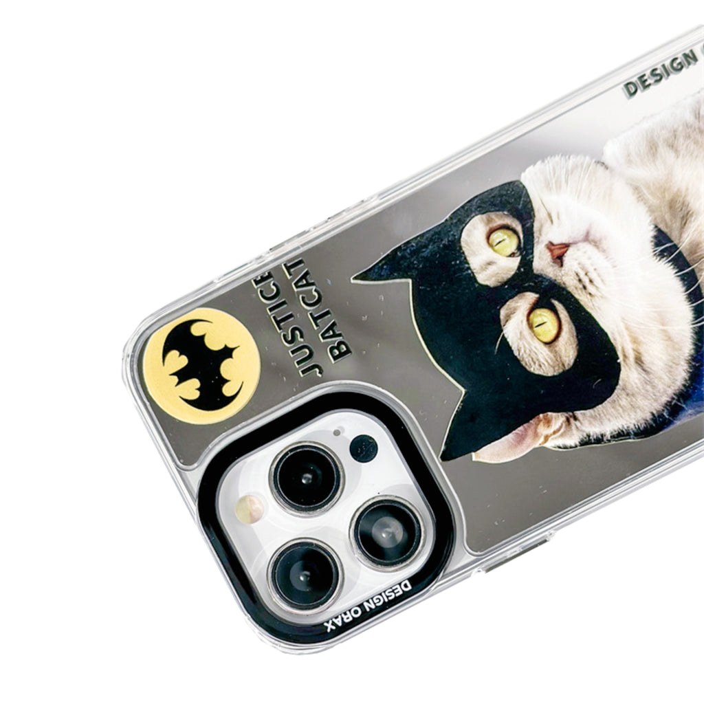 Mask Cat Mirror Anti-Shatter iPhone Phone Case