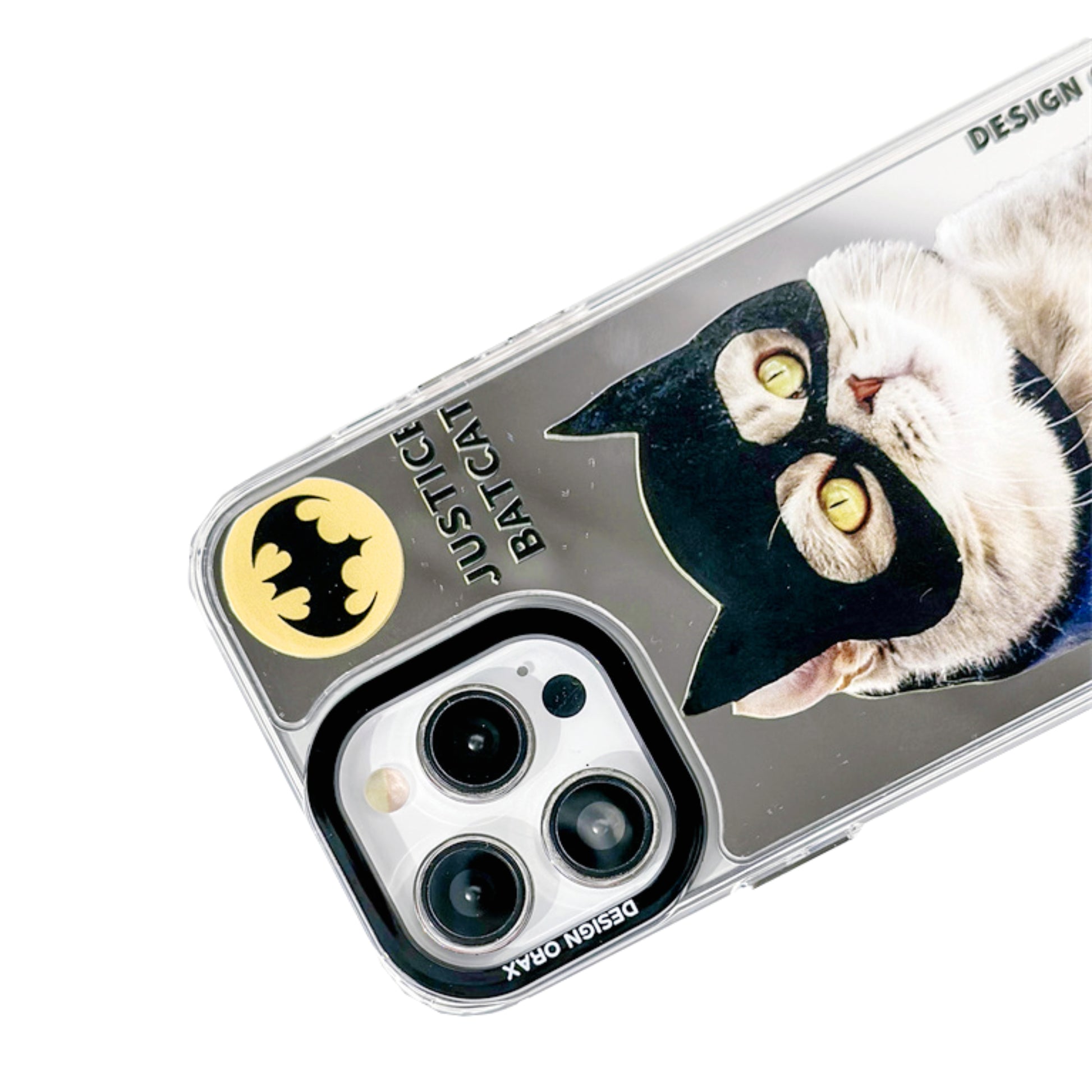 Mask Cat Mirror Anti-Shatter iPhone Phone Case