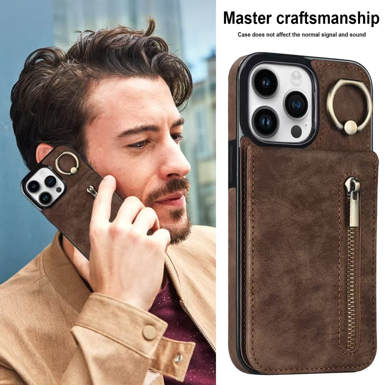 Blaze  PU Leather Stand Wallet iPhone Case with Card Holder