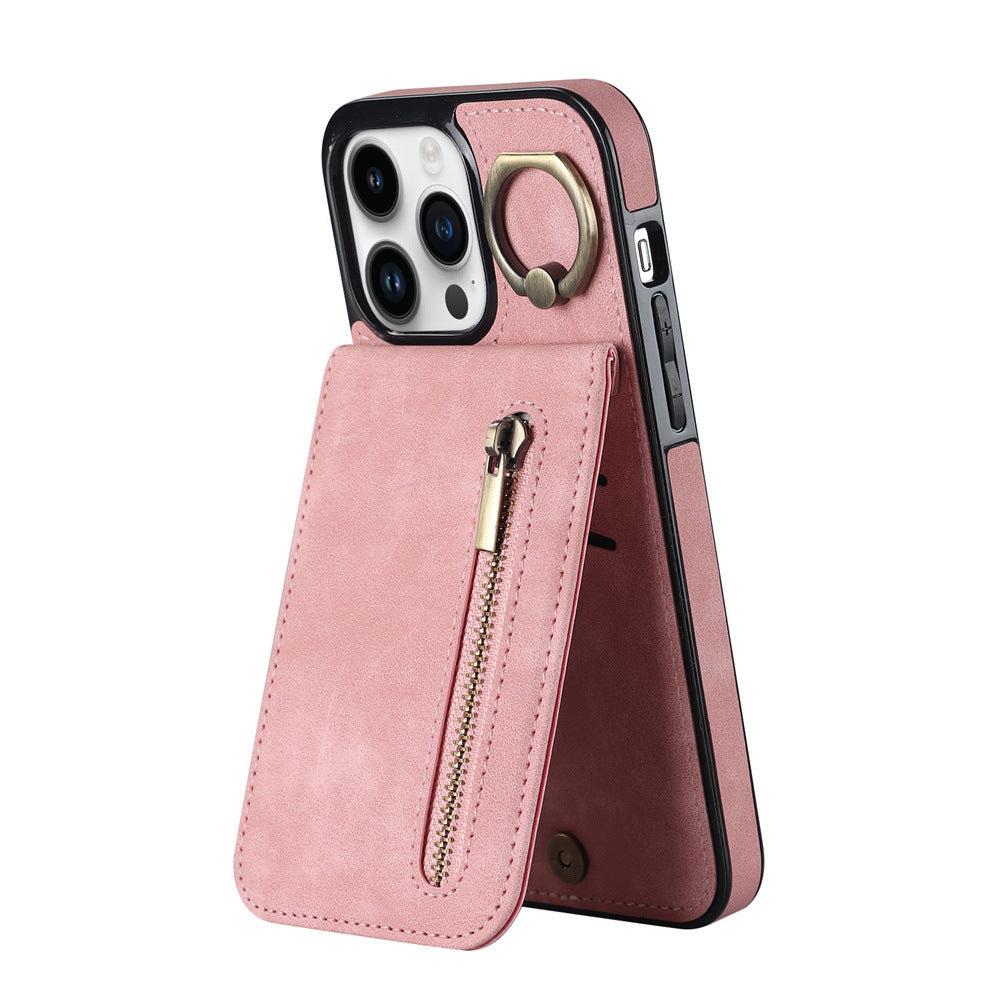 Blaze  PU Leather Stand Wallet iPhone Case with Card Holder