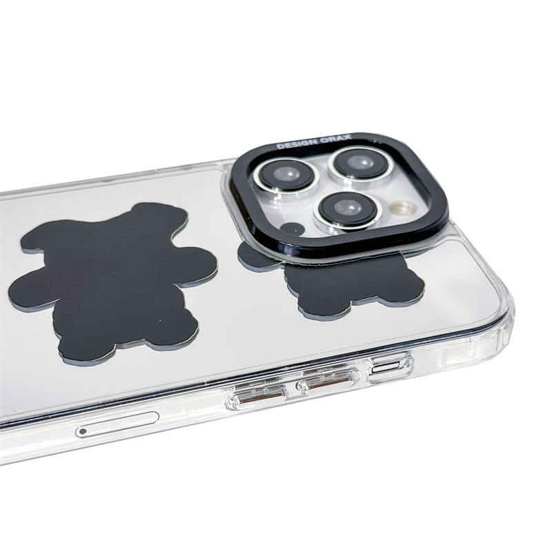 Silver mirror creative anti-drop iPhone phone case