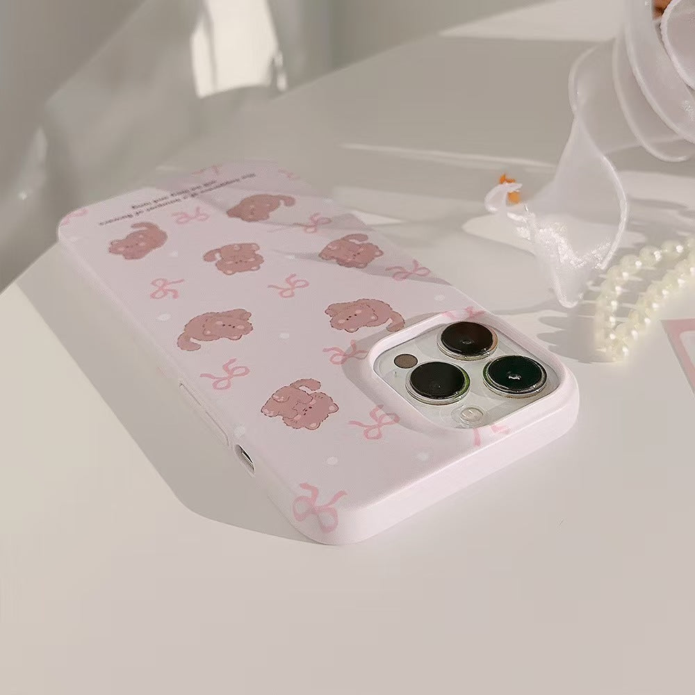 pink kitten Film Double Layer Protection iPhone Case