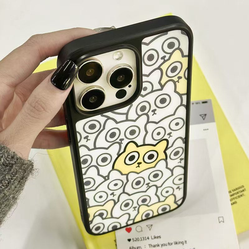 Creative White Cat iPhone Case