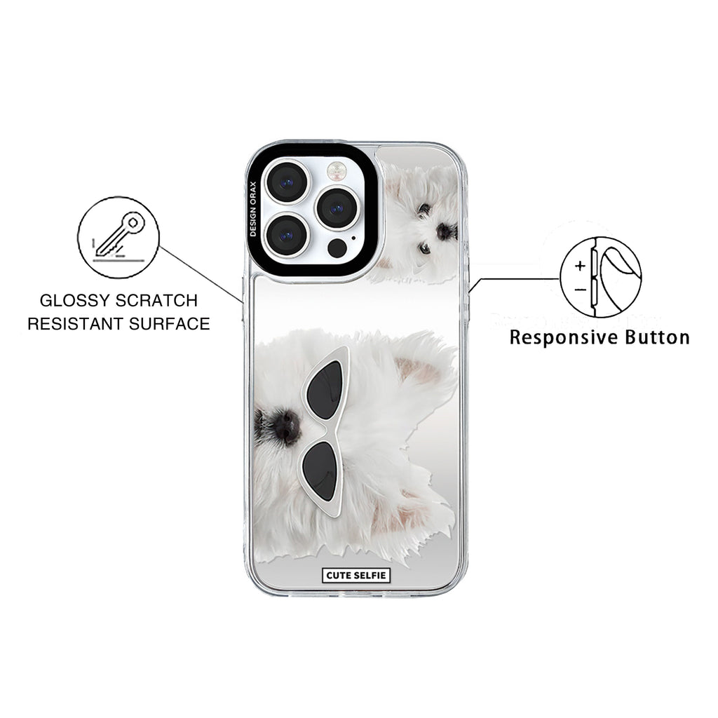 Kugou Mirror Anti-Shatter iPhone Phone Case