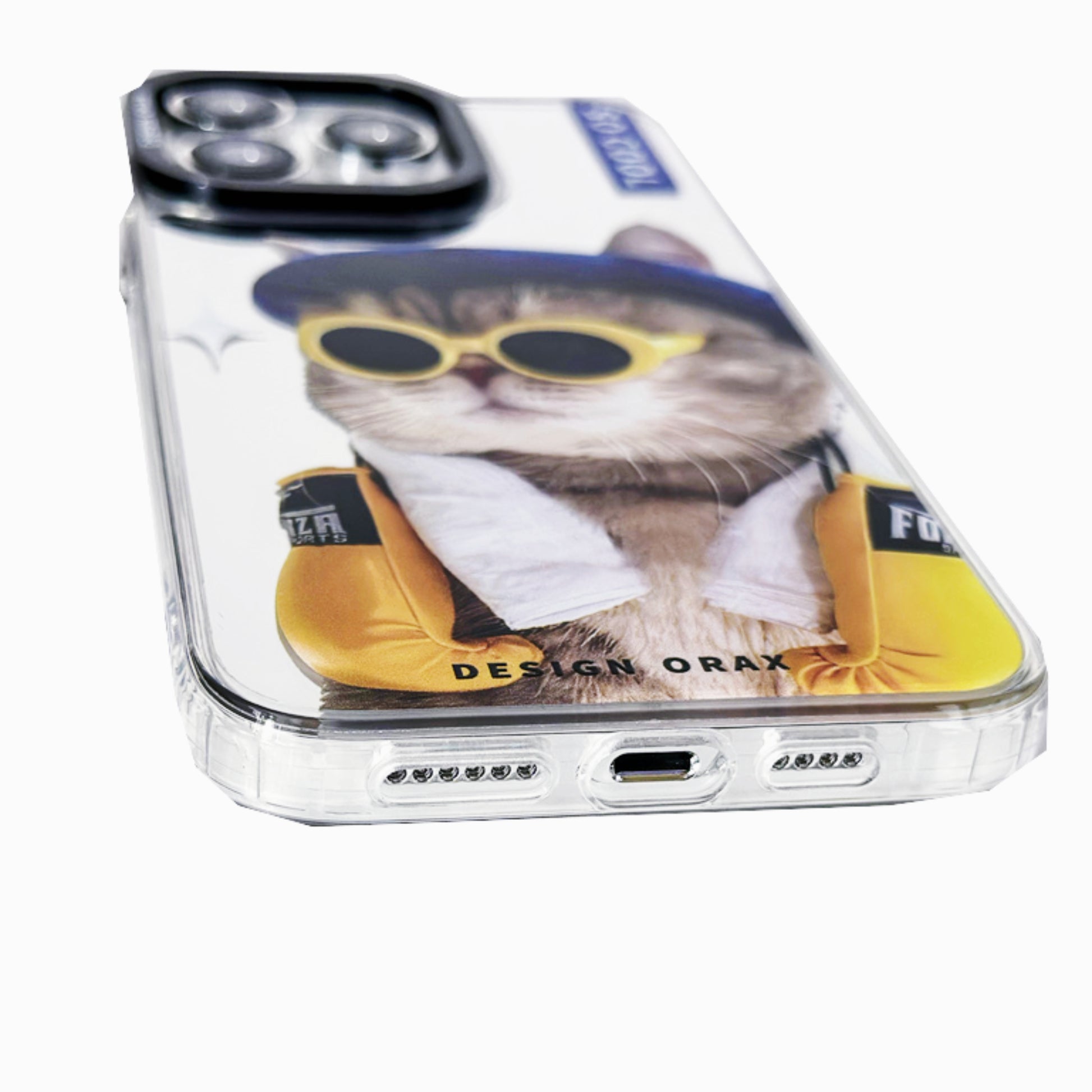 Cool Cat Mirror Anti-Shatter iPhone Phone Case