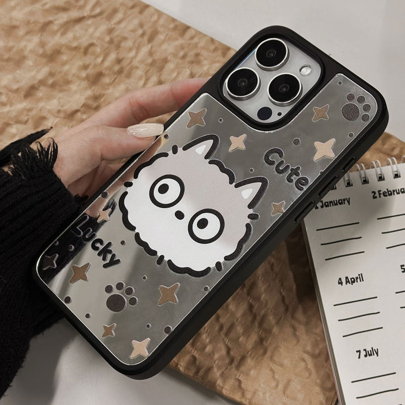 Silver Kitten iPhone Case