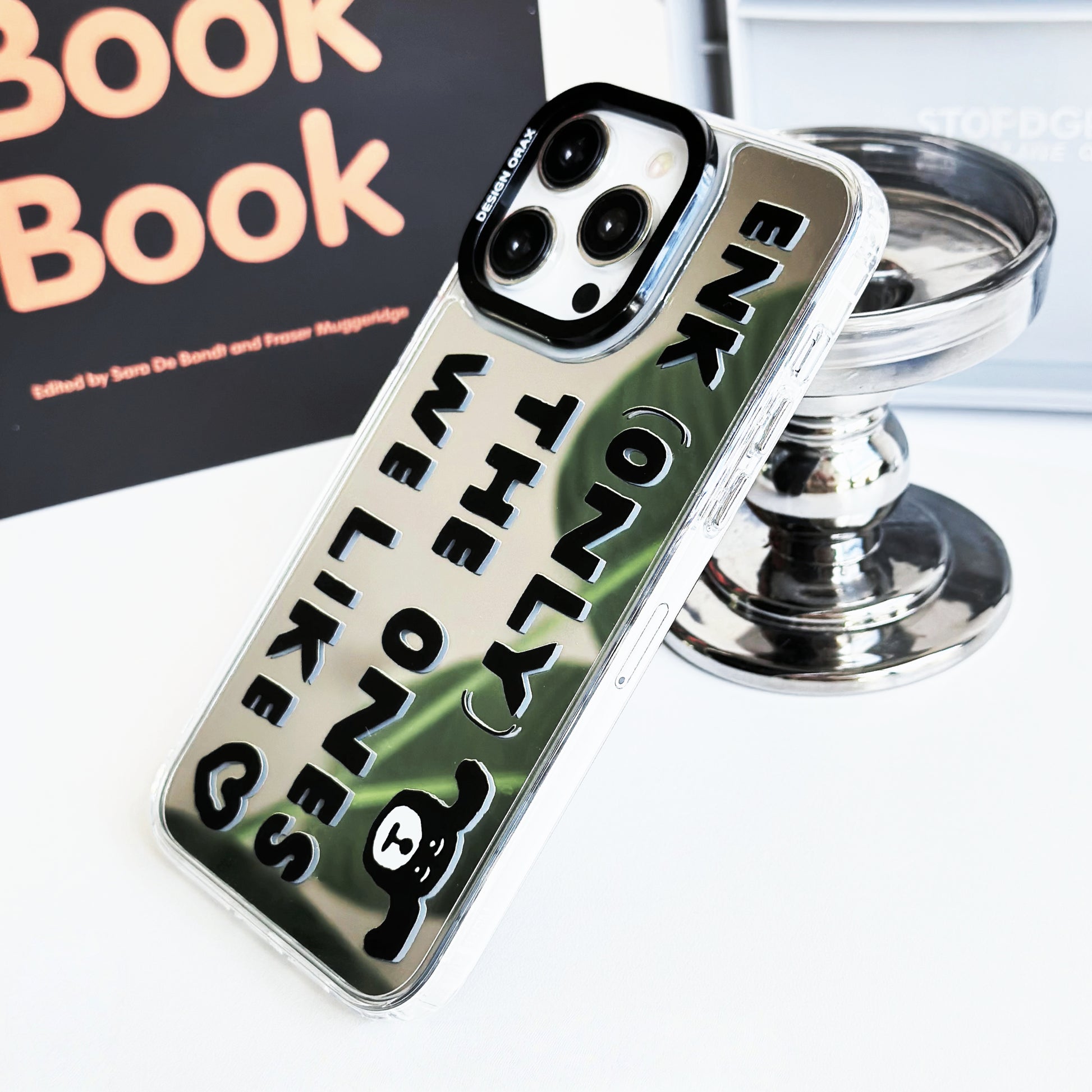 Doodle Creative mirror anti-drop iPhone phone case