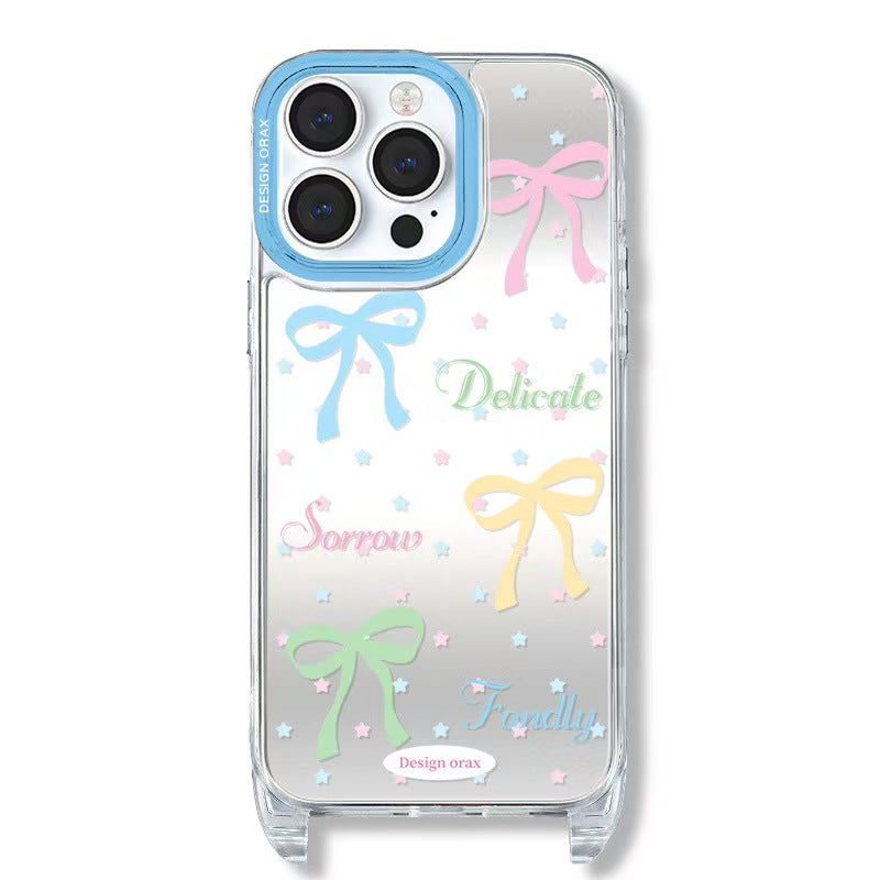 Bow Mirror Strap iPhone Case