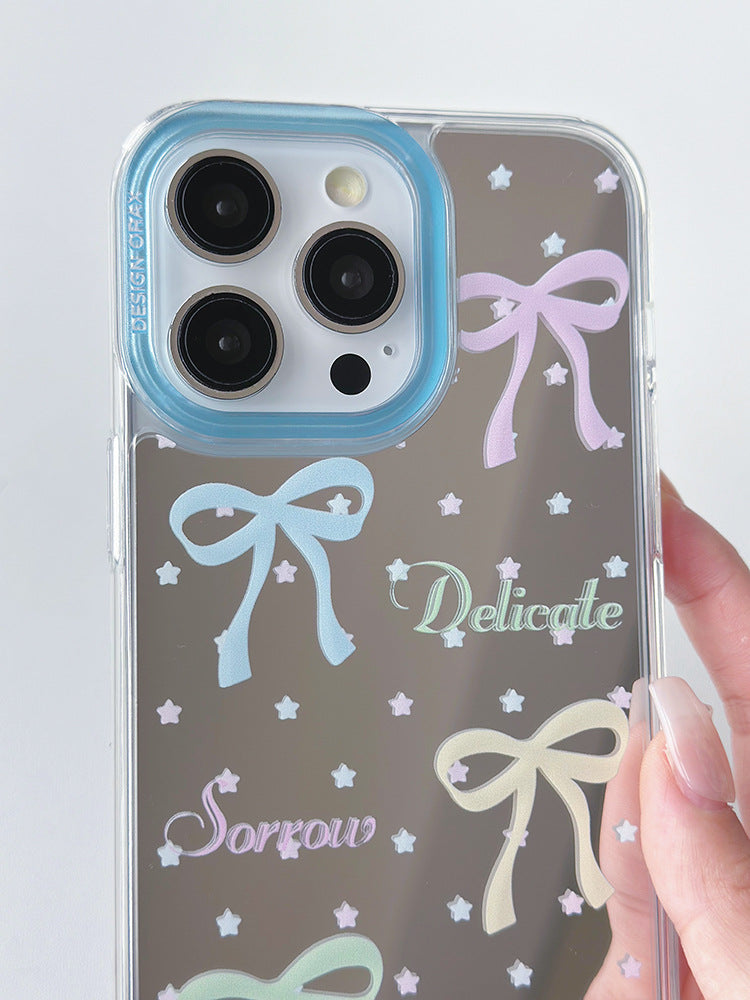 Bow Mirror Strap iPhone Case