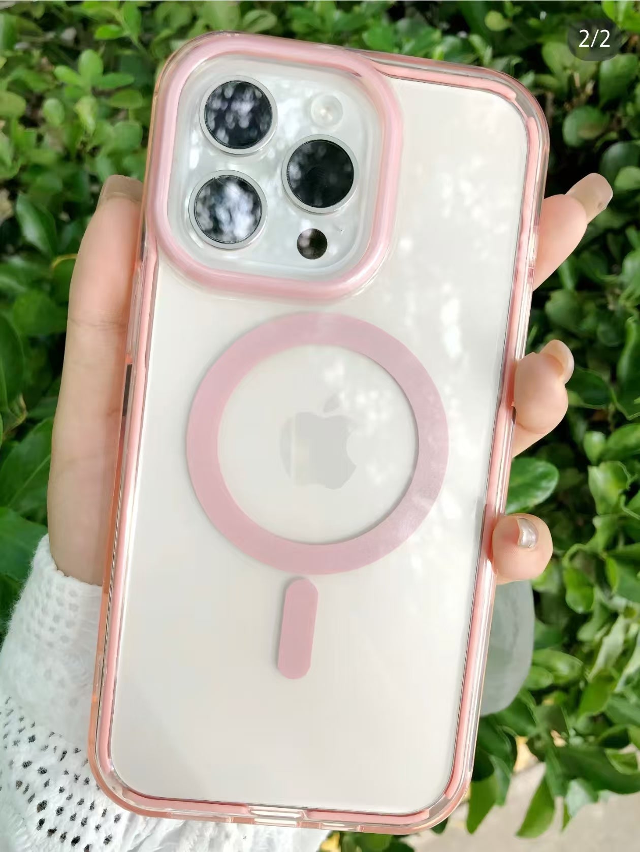Magnetic Translucent  Matte Shockproof for iPhone Case  (Compatible with MagSafe)