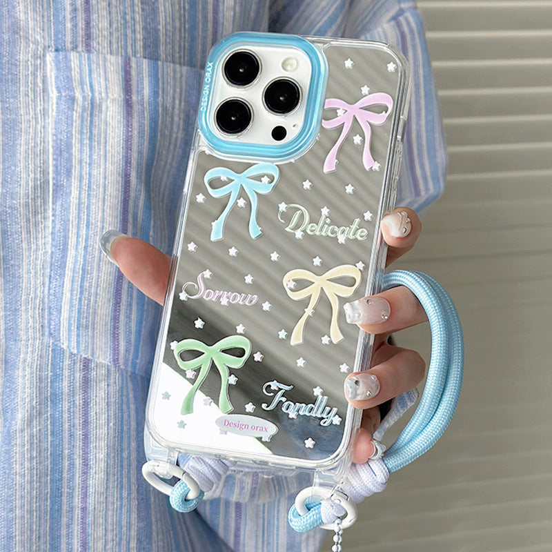 Bow Mirror Strap iPhone Case