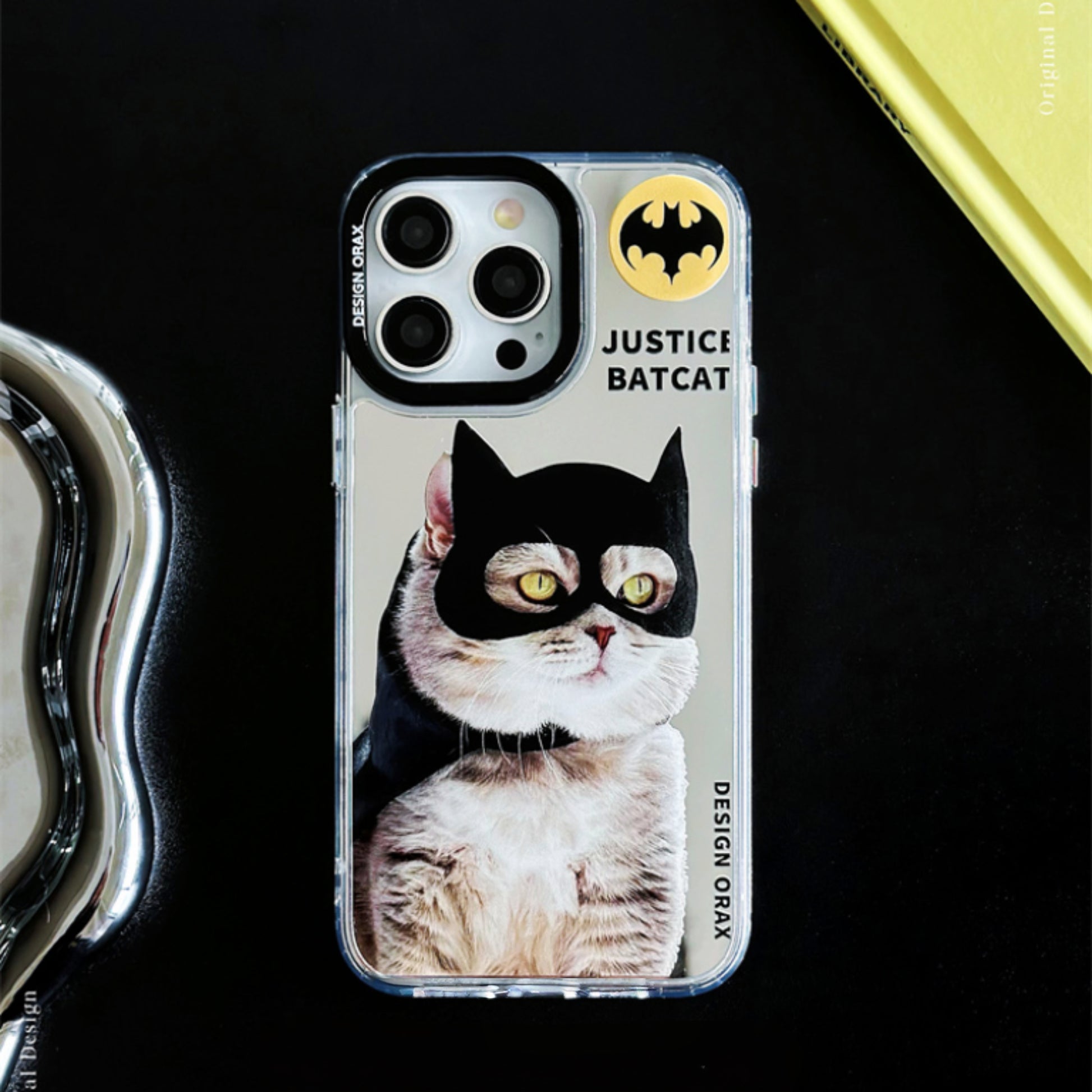 Mask Cat Mirror Anti-Shatter iPhone Phone Case