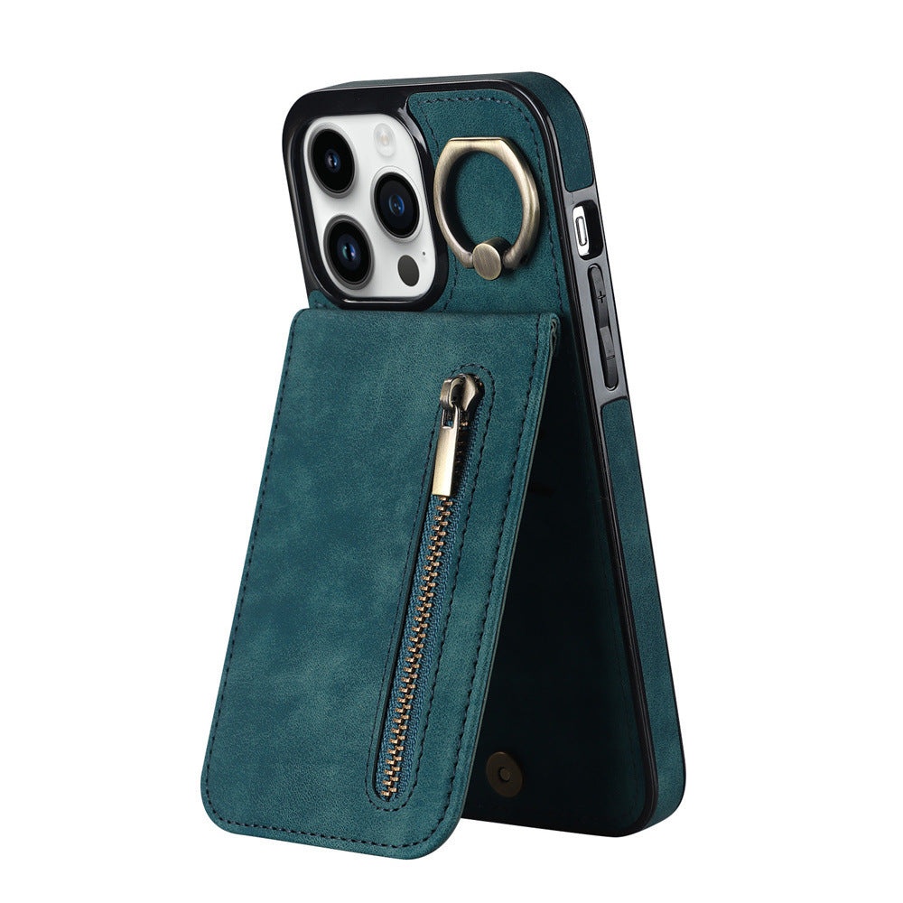 Blaze  PU Leather Stand Wallet iPhone Case with Card Holder