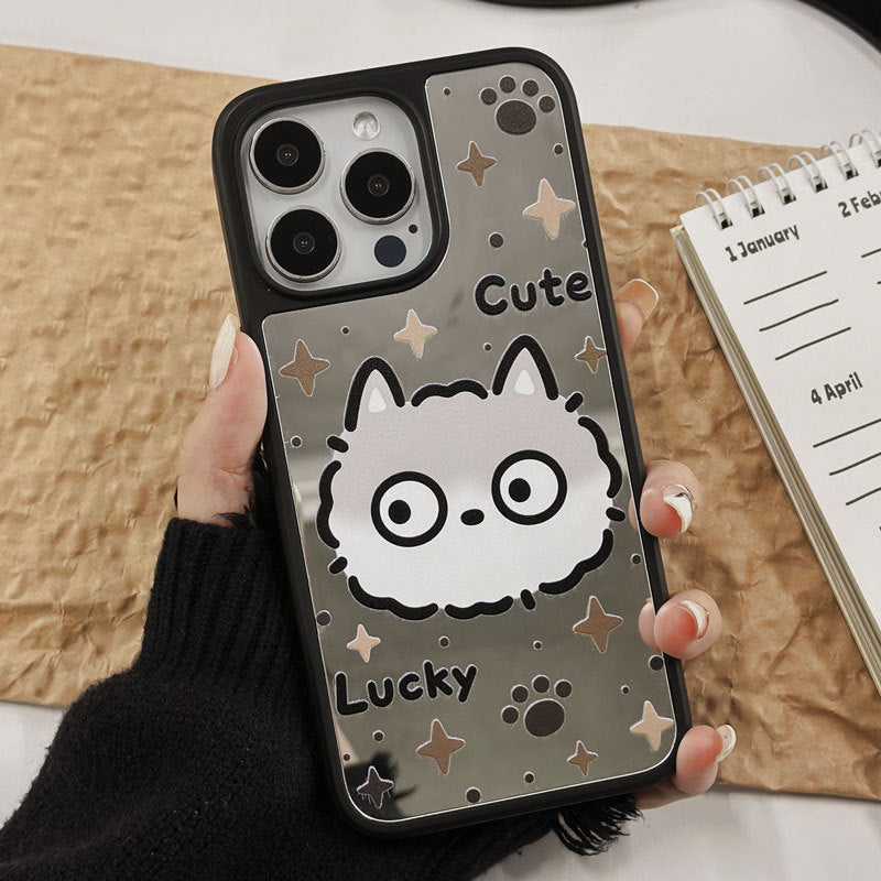 Silver Kitten iPhone Case