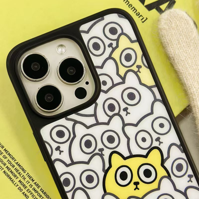 Creative White Cat iPhone Case