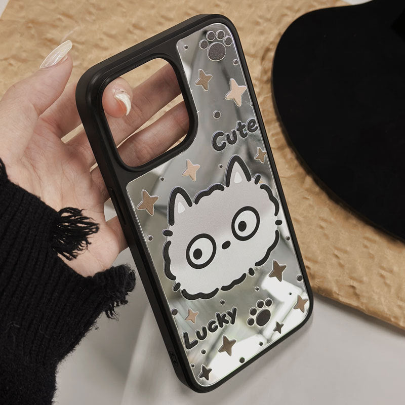 Silver Kitten iPhone Case